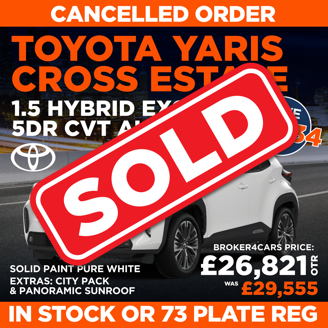 TOYOTA YARIS CROSS ESTATE 1.5 Hybrid Excel 5dr CVT Auto. SOLD